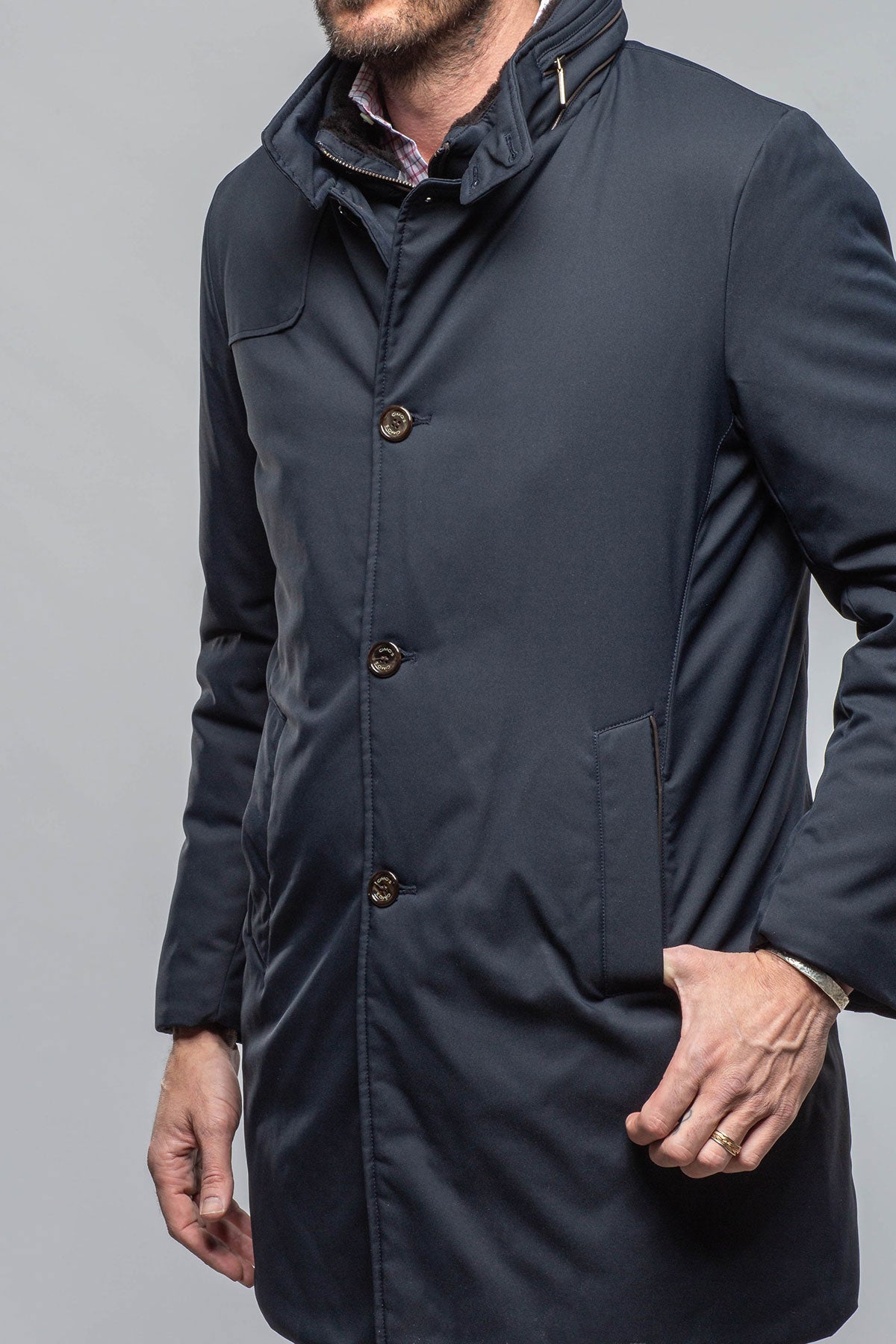 Fairmont Performance Jacket In Navy | Warehouse - Mens - Outerwear - Cloth | Gimo's