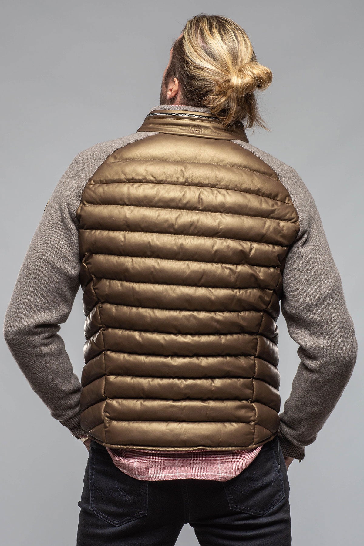 Sepang Sweater Jacket In Copper and Grey