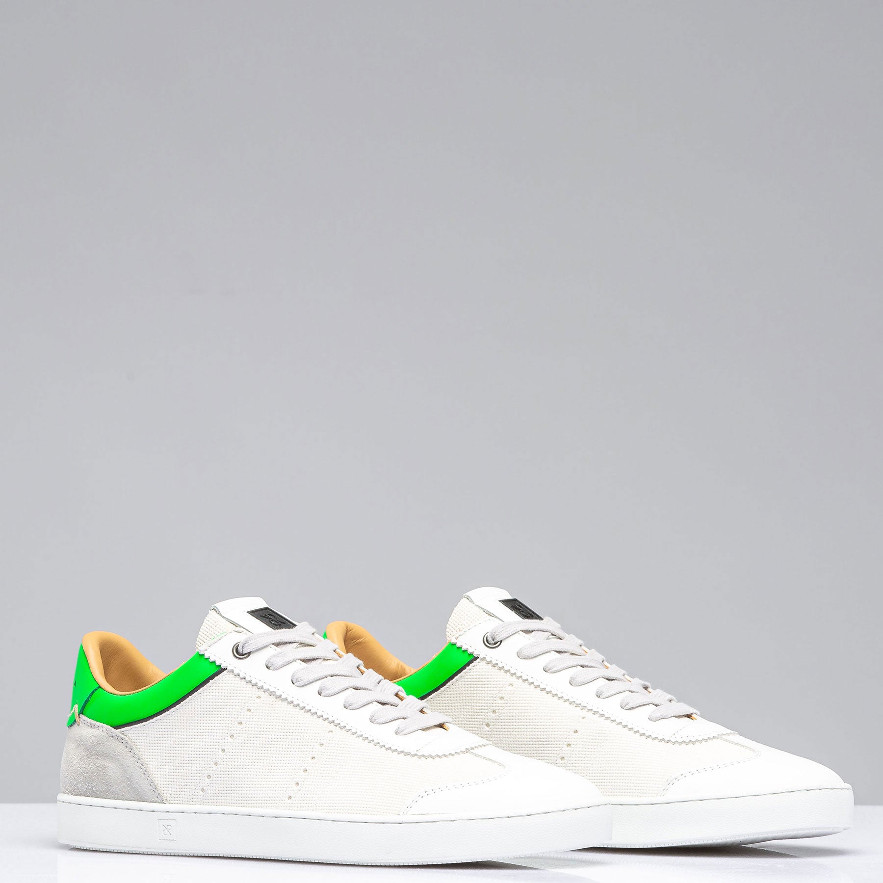 Dash Shoe In White/Green | Mens - Shoes | Rubirosa