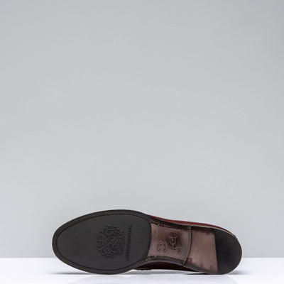 Alberto Fasciani Lucro Loafer In Burgundy Antique Mens - Shoes
