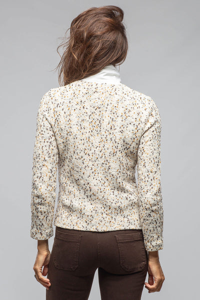 Catarina Single Button Jacket In Tweed | Ladies - Tailored - Jackets | Amina Rubinacci