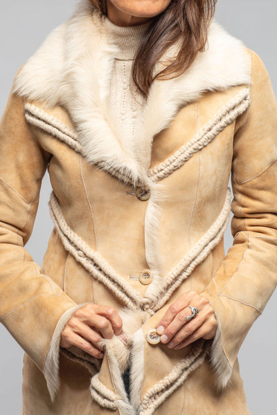 Amaya Shearling In Vintage Palomino | Ladies - Outerwear - Shearling | Artico