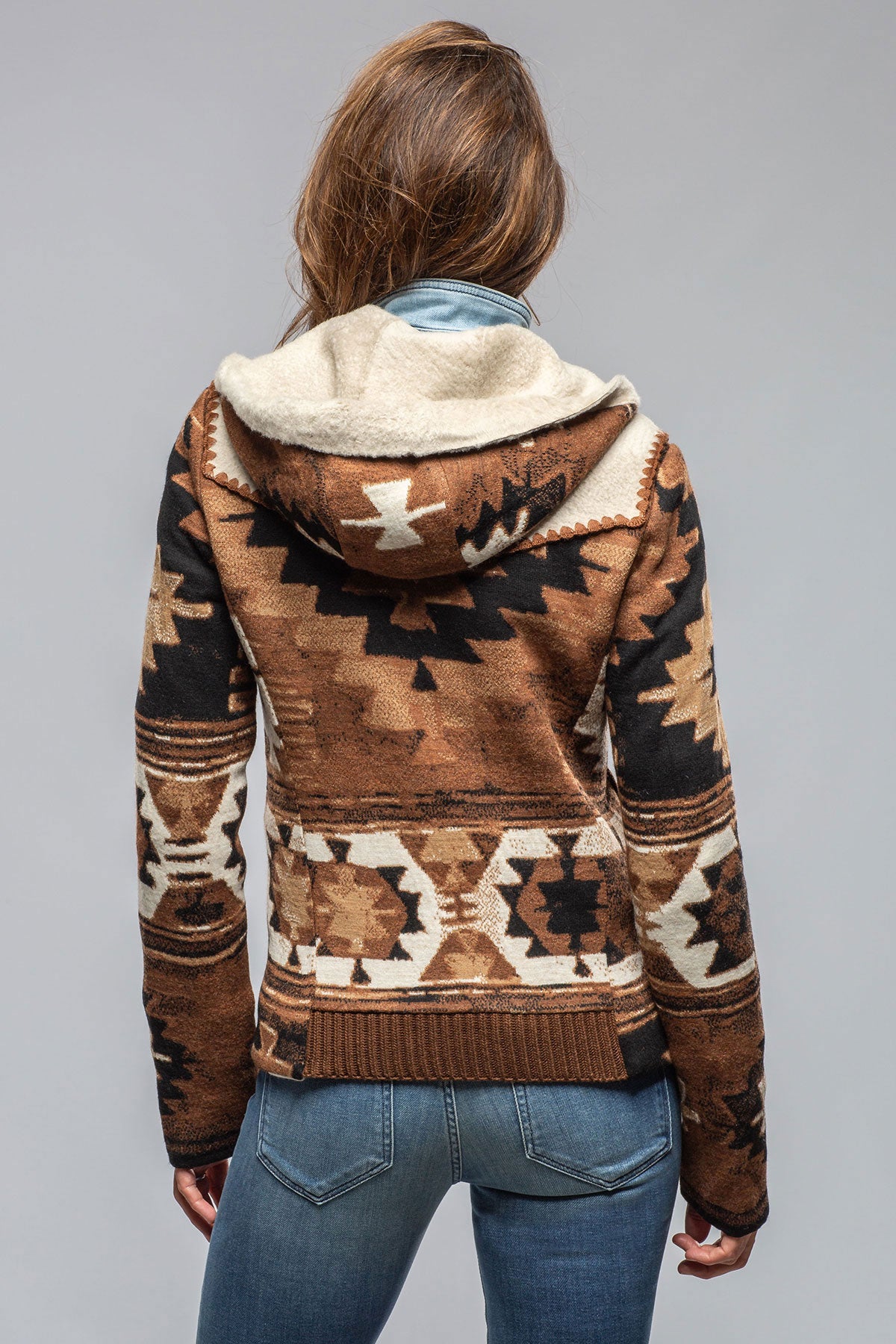 Artico Atzi Short Hooded Jacket Ladies - Outerwear - Shearling