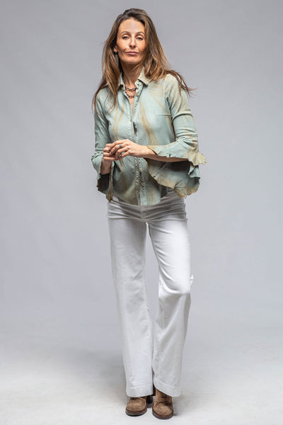 Enchantment Flamenco Sleeve Leather Shirt | Ladies - Outerwear - Leather | Artico