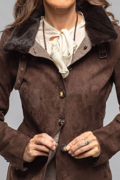 Federica Suede Blazer In Chocolate | Ladies - Outerwear - Leather | Artico