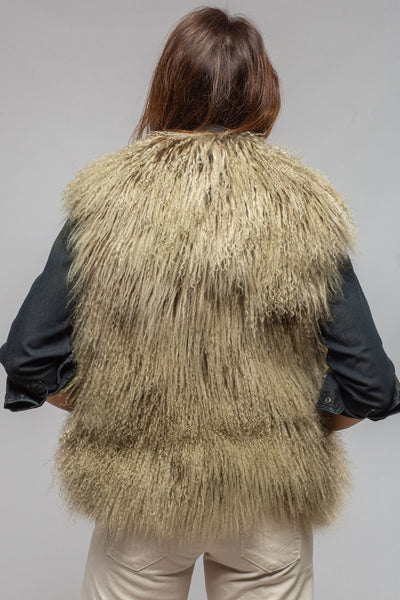 Kazakh Reversible Mongolian Shearling Vest | Ladies - Outerwear - Shearling | Artico
