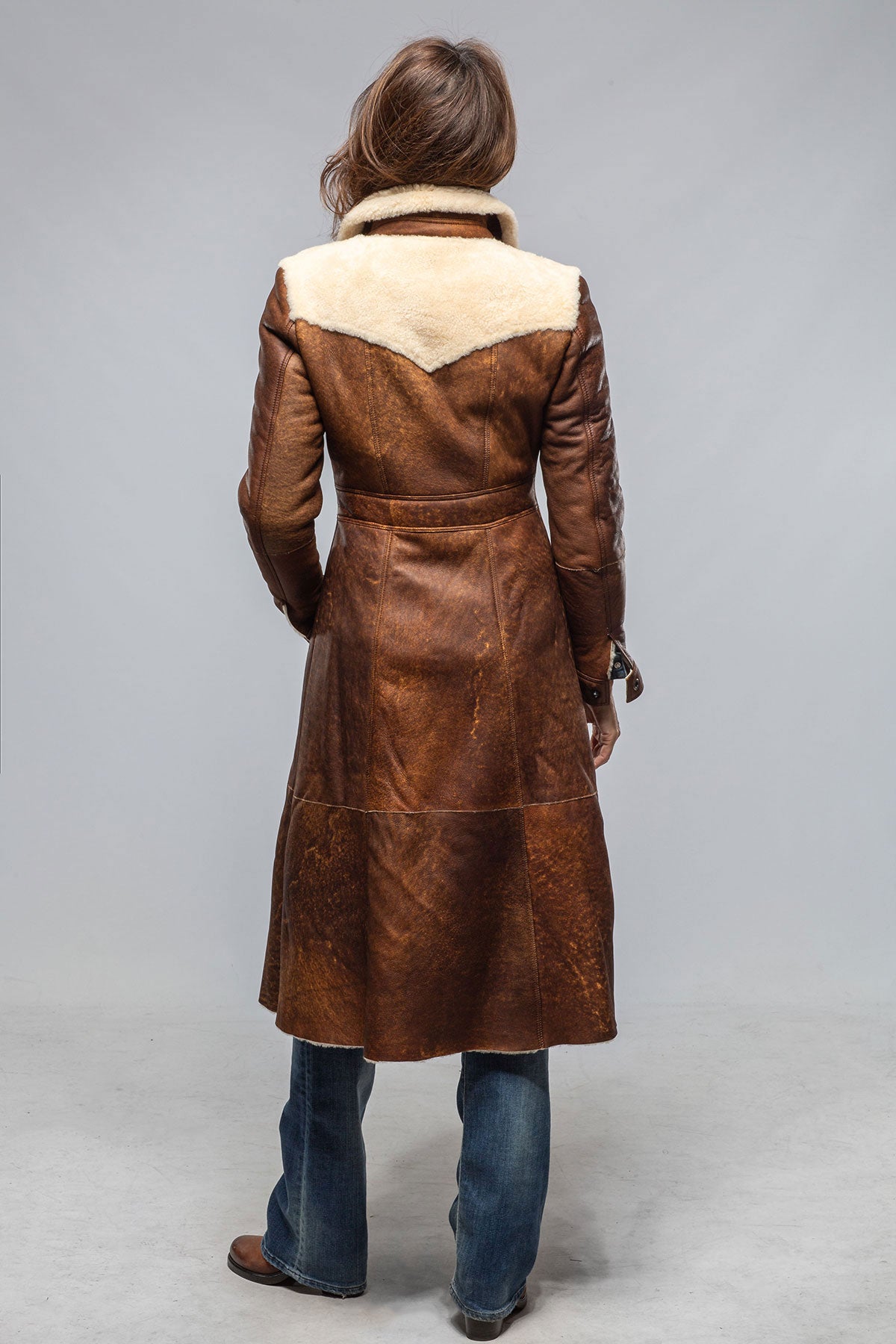 Artico Keli Long Shearling Duster Ladies - Outerwear - Shearling