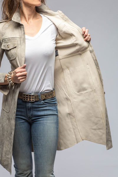 Artico | Savannah Long Leather Shirt/Dress in Dress | Ladies - Outerwear - Leather 