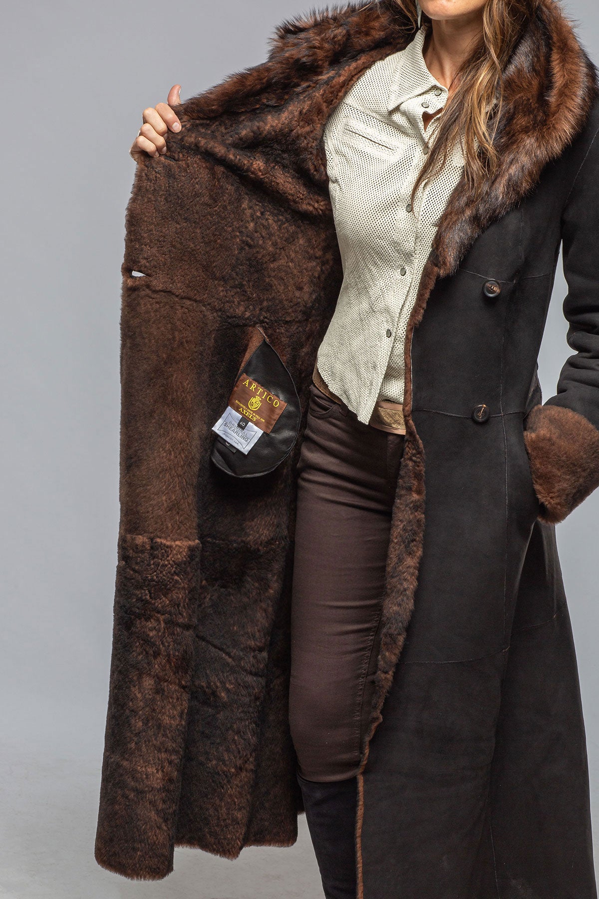 Artico | Veronique Long Shearling | Ladies - Outerwear - Shearling 