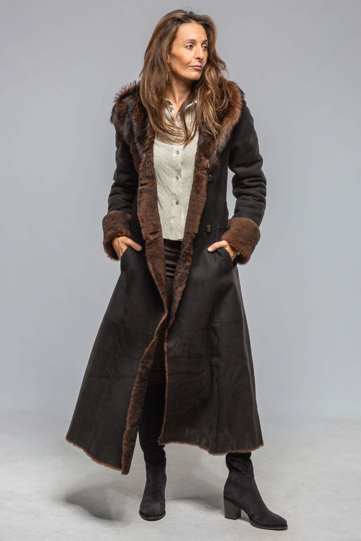 Artico Veronique Long Shearling Ladies - Outerwear - Shearling