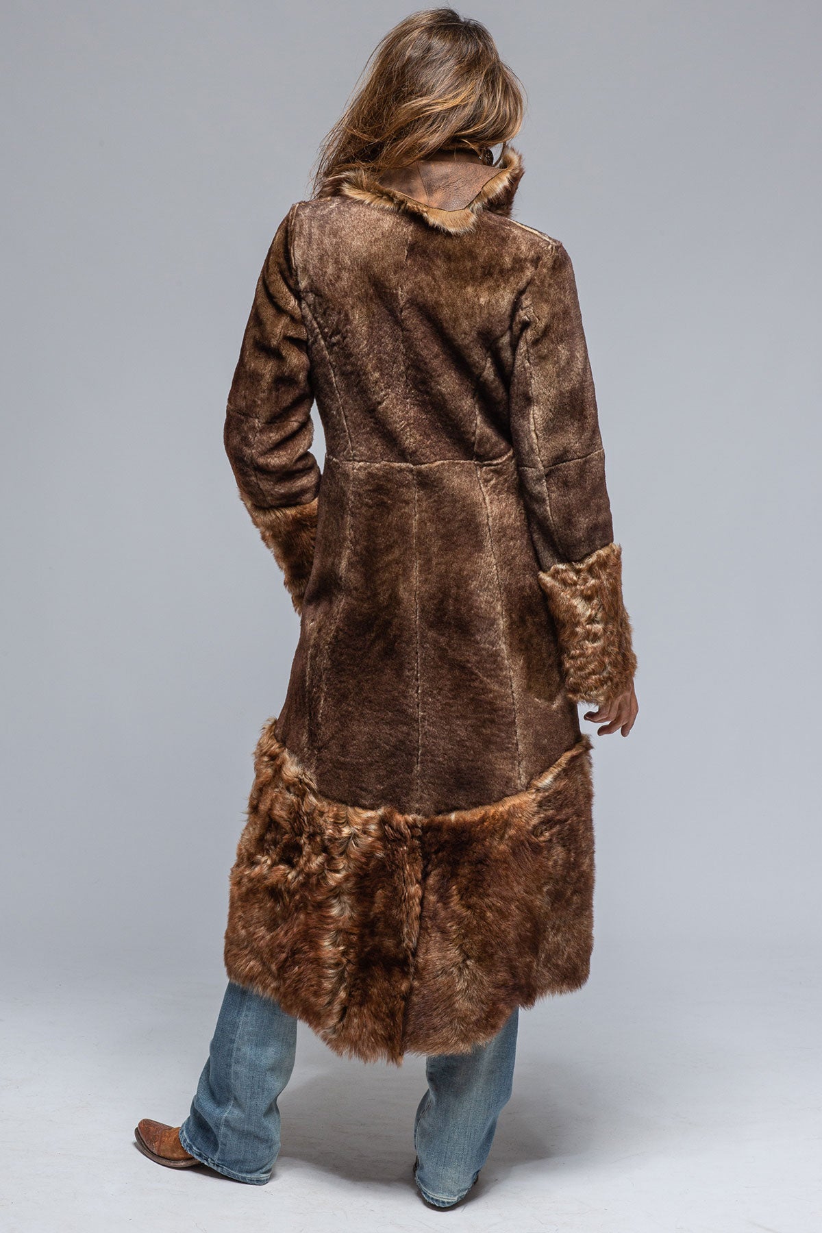 Artico Wild Long Reversible Shearling Ladies - Outerwear - Shearling