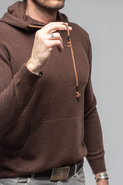 Florio II Cashmere Hoodie In Chocolate | Mens - Sweaters | Stile Latino