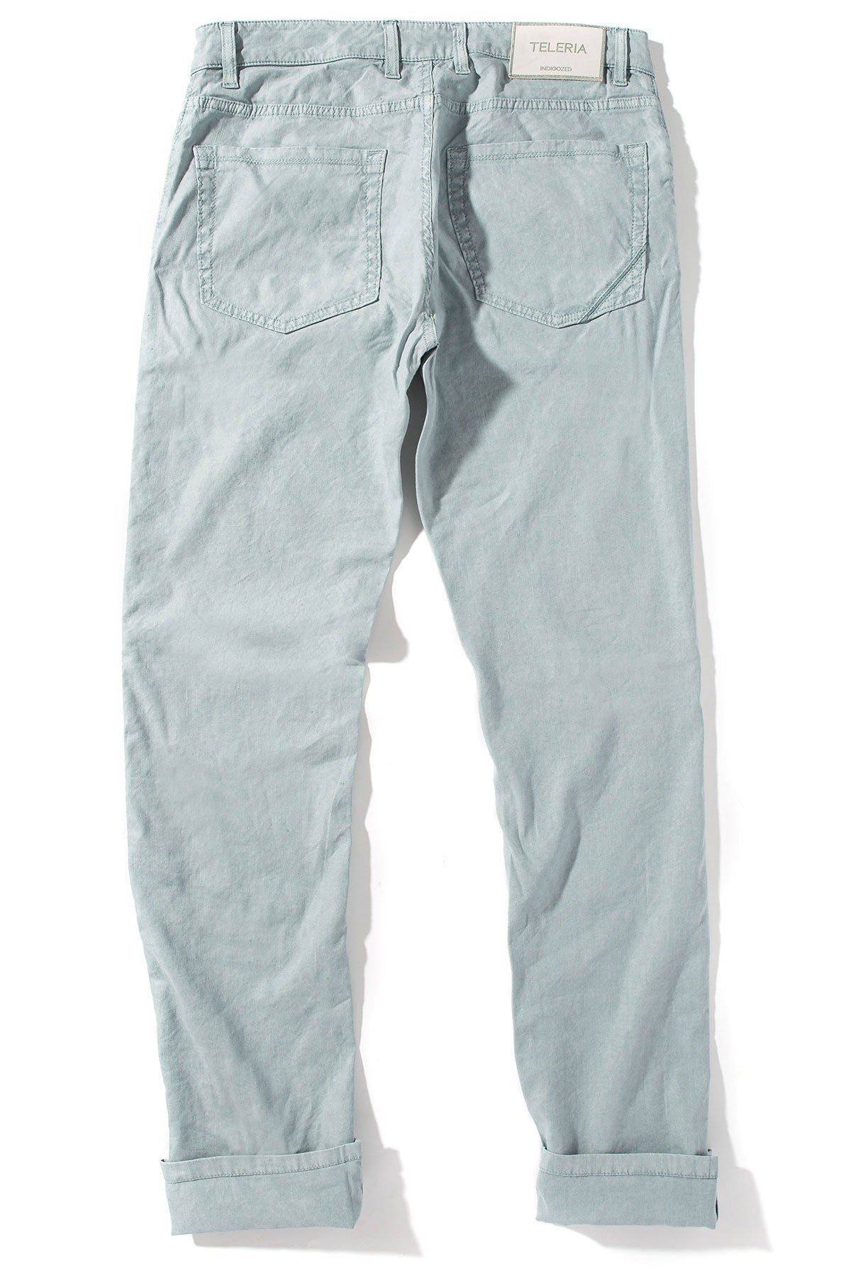 Barbados 5-Pocket Stretch Linen In Ardesia | Mens - Pants - 5 Pocket | Teleria Zed