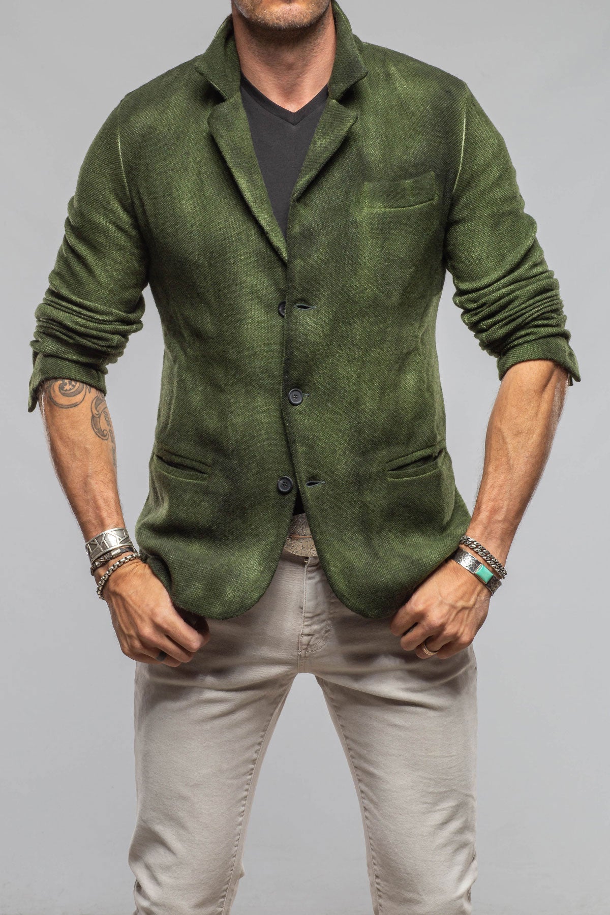 Avant Toi Airbloom Attitude Sport Coat In Forest Mens - Tailored - Sport Coats