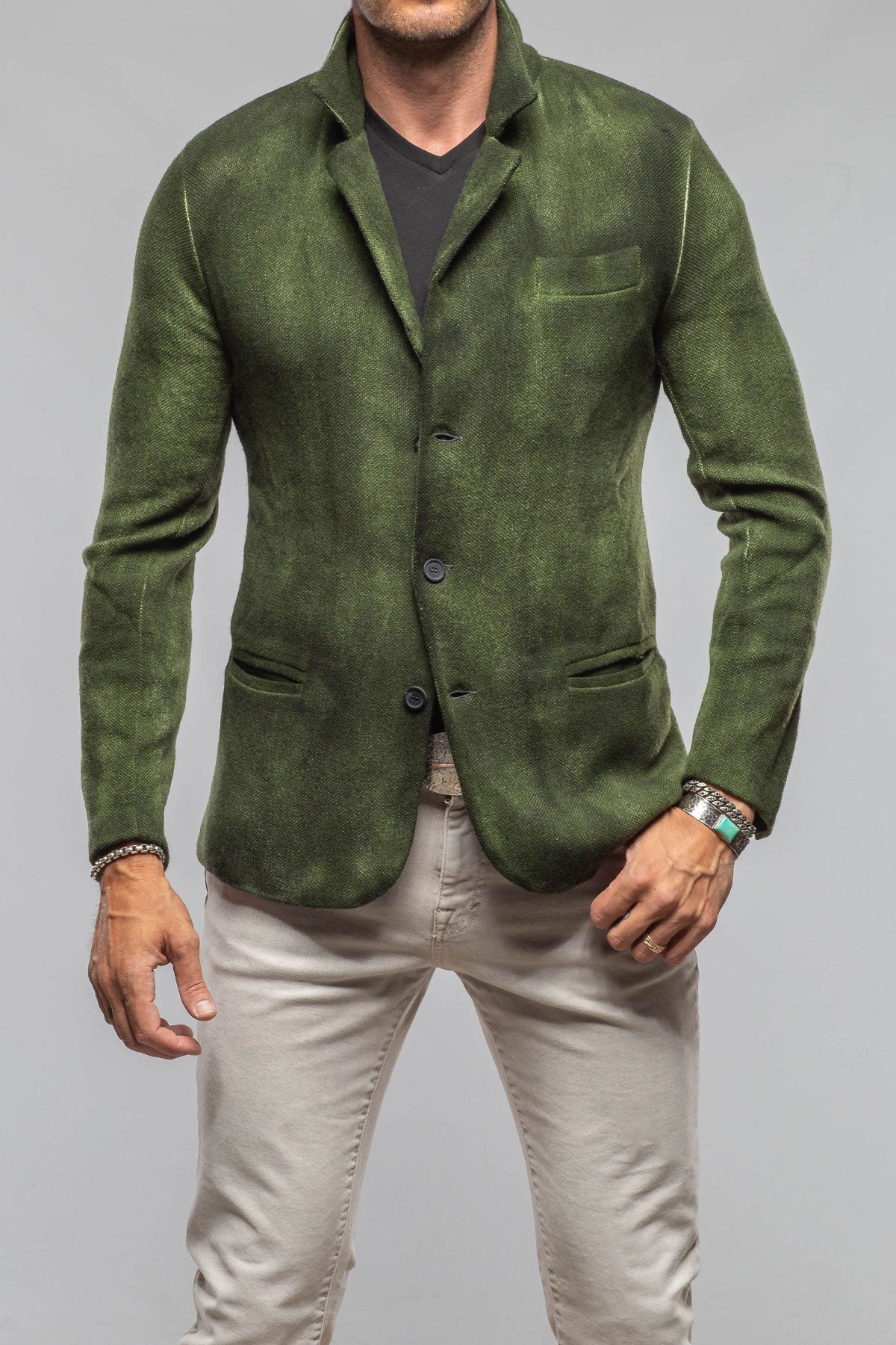 Avant Toi Airbloom Attitude Sport Coat In Forest Mens - Tailored - Sport Coats