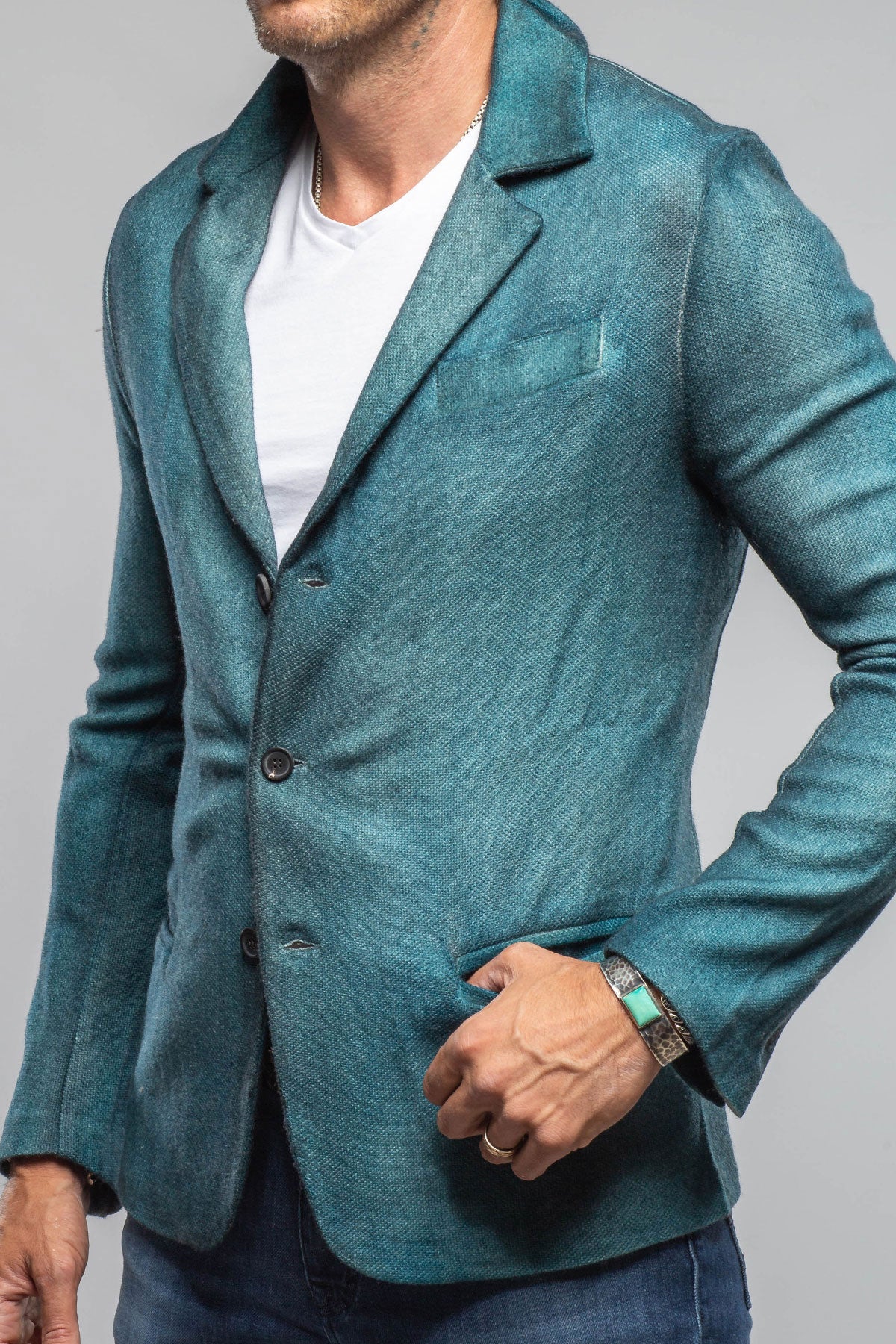 Avant Toi Airbloom Attitude Sport Coat In Laguna Mens - Tailored - Sport Coats