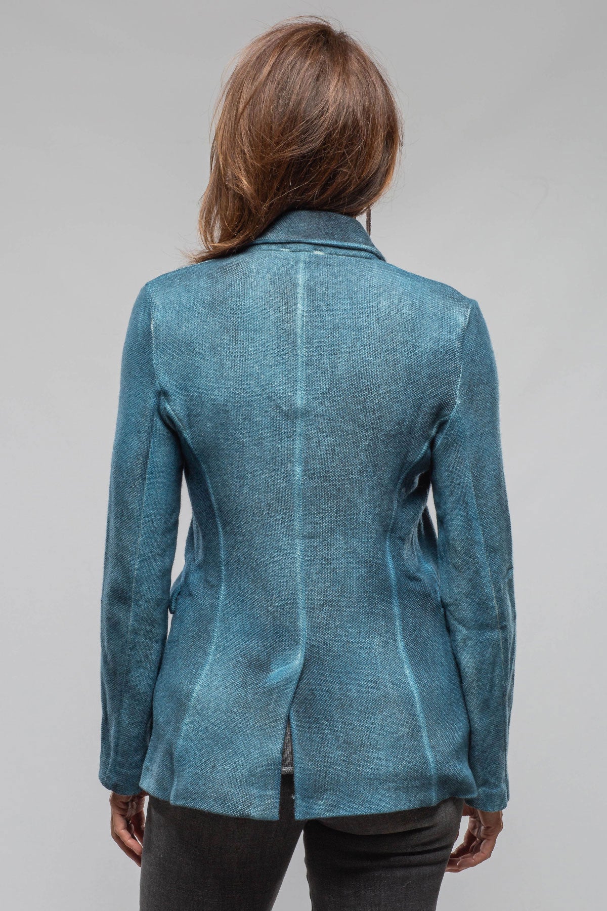 Avant Toi Borgo Painted Blazer In Dark Water Ladies - Tailored - Jackets