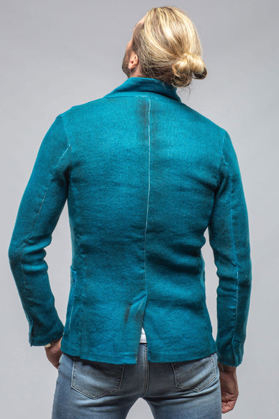 Avant Toi Chaya Painted Sport Coat In Electric Blue Mens - Tailored - Sport Coats