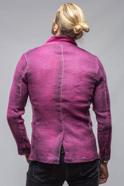 Avant Toi Chaya Painted Sport Coat In Fuschia Pink Mens - Tailored - Sport Coats