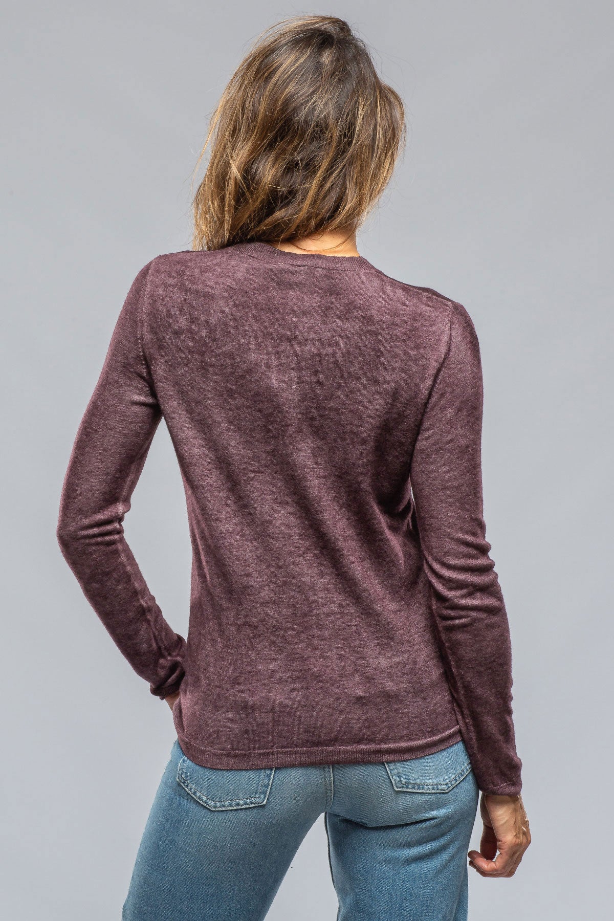Avant Toi Lya Crew Neck In Seppia Ladies - Sweaters