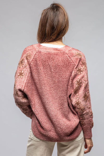 Avant Toi | Rafi Embroidered Cardigan In Agate | Ladies - Sweaters 