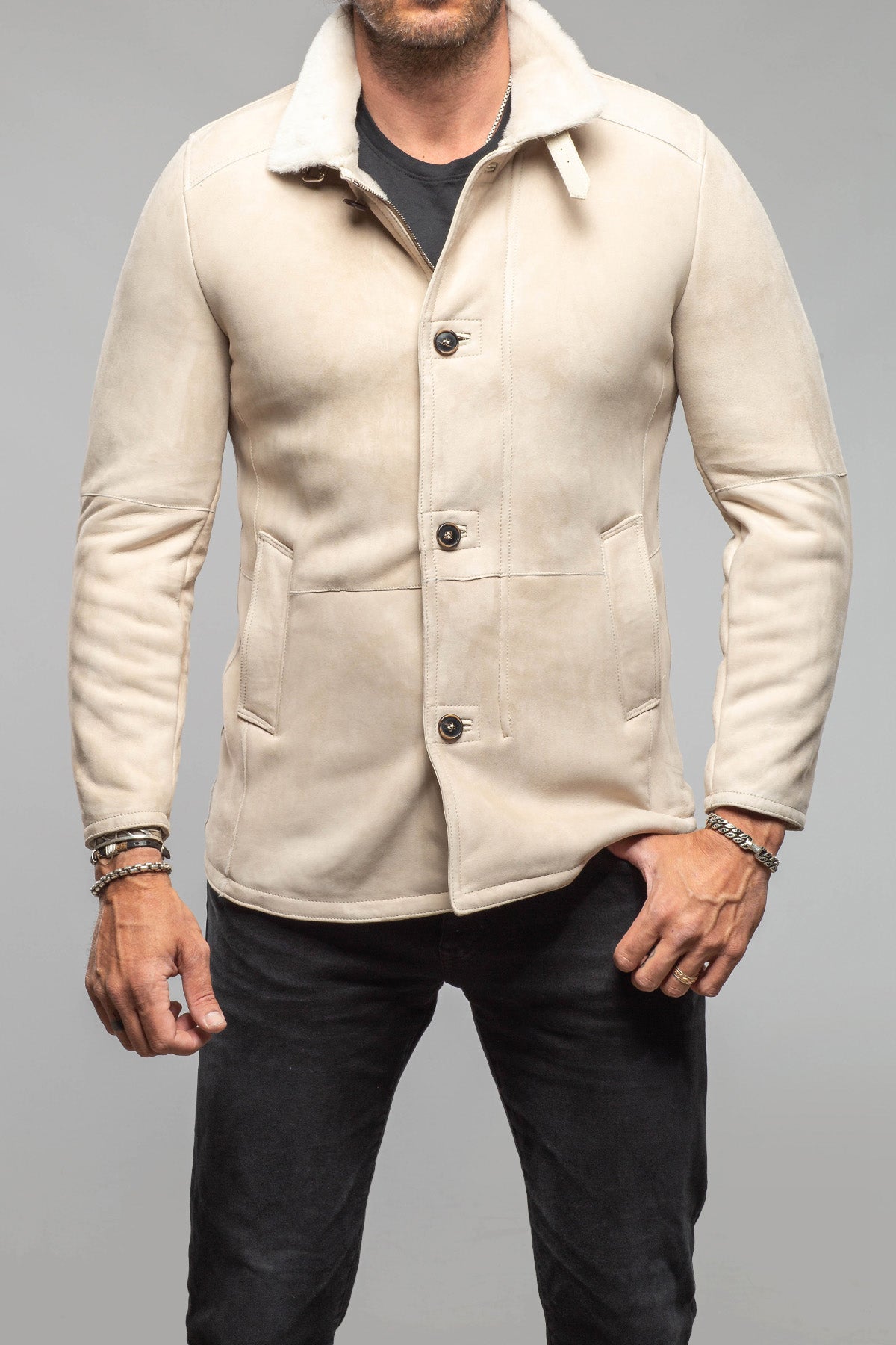 Axel's Florence Collection Aspen Shearling Jacket Samples - Mens - Outerwear - Shearling