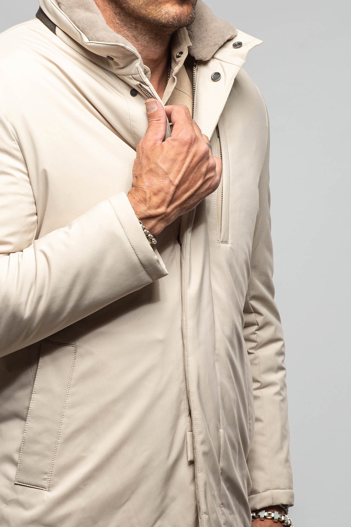 Axel's Florence Collection Baylor Technical Dress Jacket Samples - Mens - Outerwear - Leather
