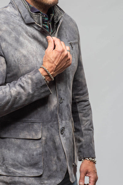 Axel's Florence Collection Belton Suede Coat Samples - Mens - Outerwear - Cloth