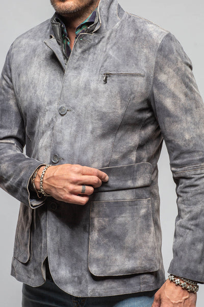 Axel's Florence Collection Belton Suede Coat Samples - Mens - Outerwear - Cloth