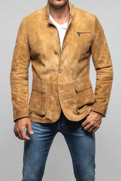 Axel's Florence Collection Belton Suede Coat Samples - Mens - Outerwear - Leather
