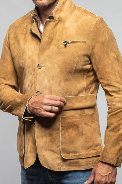 Axel's Florence Collection Belton Suede Coat Samples - Mens - Outerwear - Leather