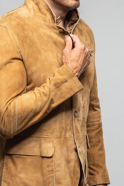 Axel's Florence Collection Belton Suede Coat Samples - Mens - Outerwear - Leather