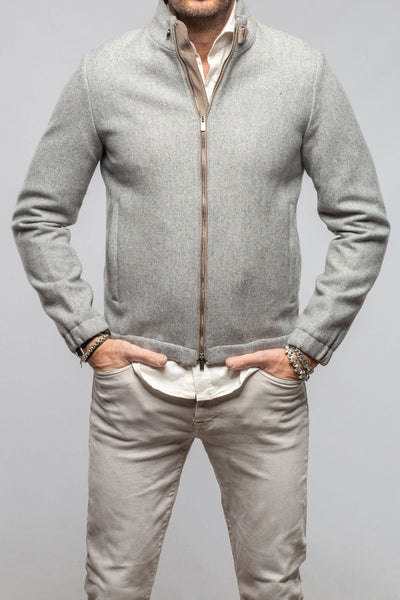 Axel's Florence Collection Bernal Virgin Wool Shirt Jacket Samples - Mens - Outerwear - Leather