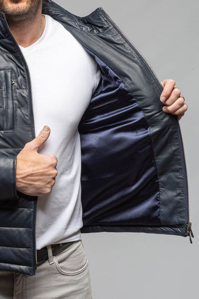 Axel's Florence Collection Braxton Nappa Puffer Samples - Mens - Outerwear - Leather