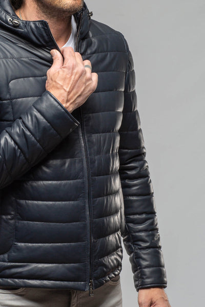 Axel's Florence Collection Braxton Nappa Puffer Samples - Mens - Outerwear - Leather