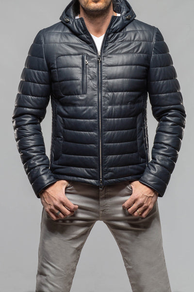 Axel's Florence Collection Braxton Nappa Puffer Samples - Mens - Outerwear - Leather