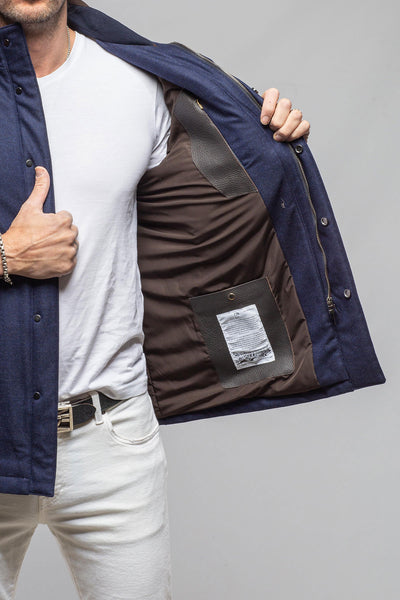 Axel's Florence Collection Calder Wool/Cashmere Coat Samples - Mens - Outerwear - Leather