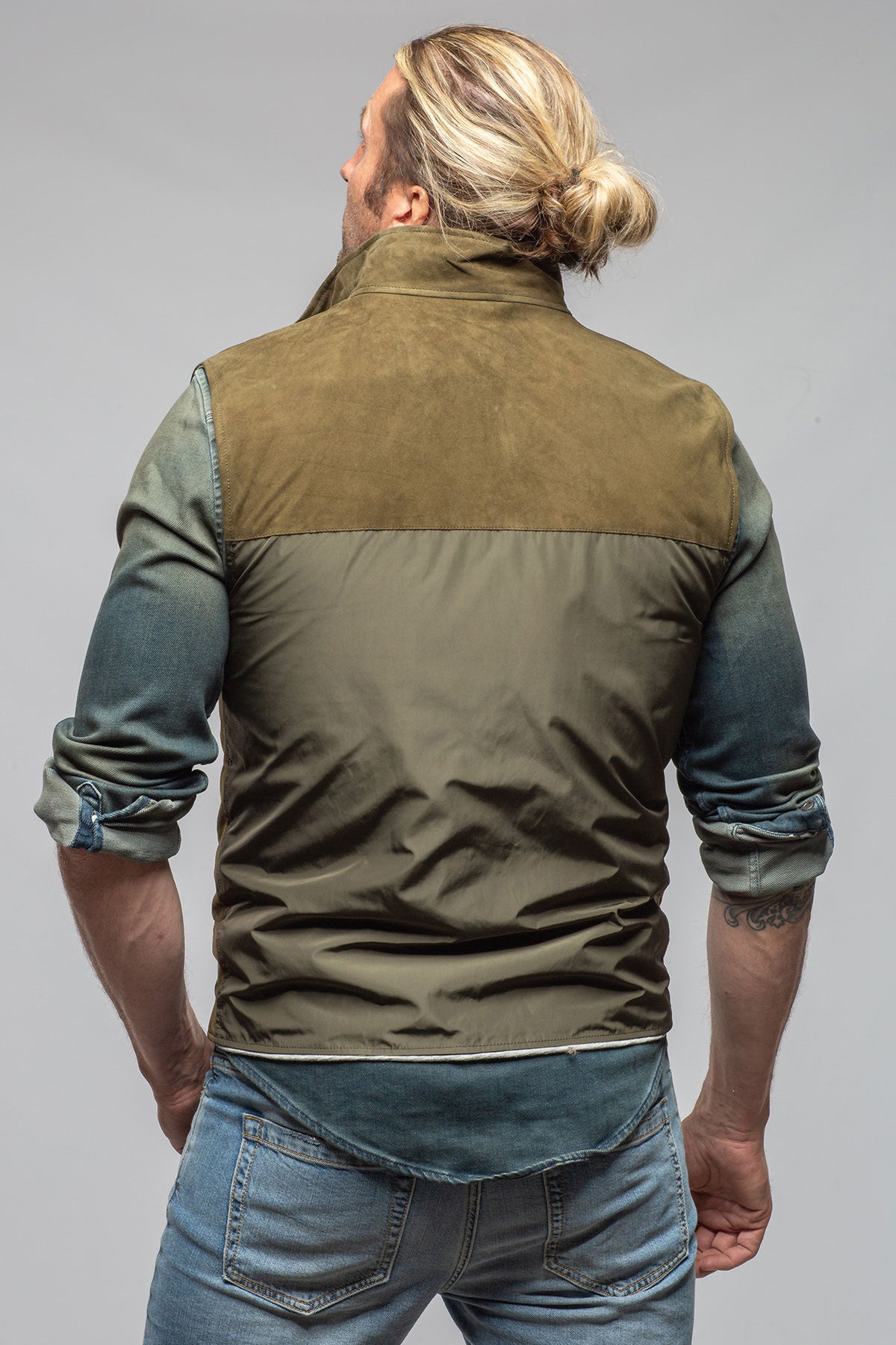 Axel's Florence Collection Cape Vest Samples - Mens - Outerwear - Leather