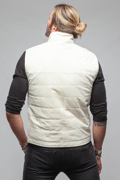 Axel's Florence Collection Cassidy Suede Vest In Panna Mens - Outerwear - Leather
