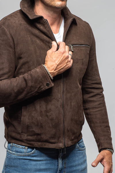 Axel's Florence Collection Chesnee Suede Jacket Samples - Mens - Outerwear - Leather