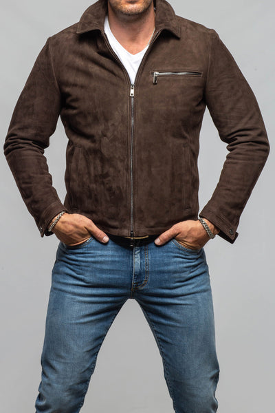 Axel's Florence Collection Chesnee Suede Jacket Samples - Mens - Outerwear - Leather