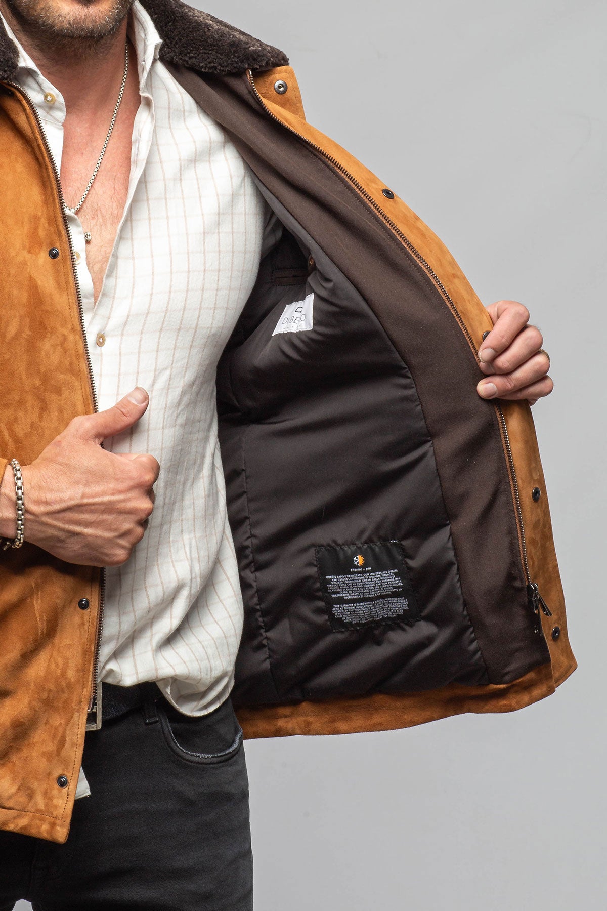 Axel's Florence Collection Cheyenne Suede Jacket Samples - Mens - Outerwear - Cloth