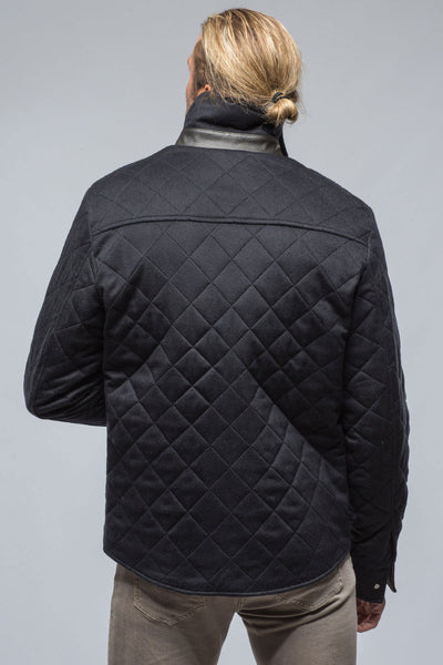 Axel's Florence Collection Cilindro Cashmere Quilted In Navy Mens - Outerwear - Cloth