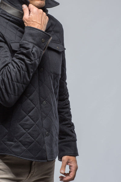 Axel's Florence Collection Cilindro Cashmere Quilted In Navy Mens - Outerwear - Cloth