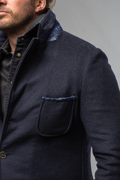 Axel's Florence Collection Contour Virgin Wool Coat Samples - Mens - Outerwear - Cloth