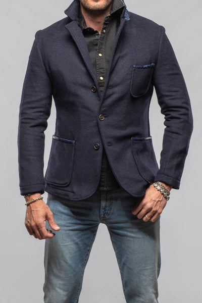 Axel's Florence Collection Contour Virgin Wool Coat Samples - Mens - Outerwear - Cloth