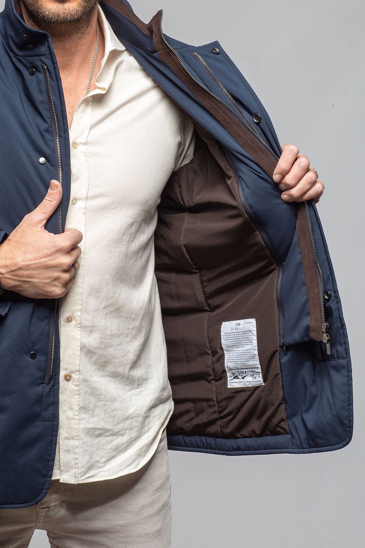 Axel's Florence Collection Driver Technical Coat Samples - Mens - Outerwear - Cloth