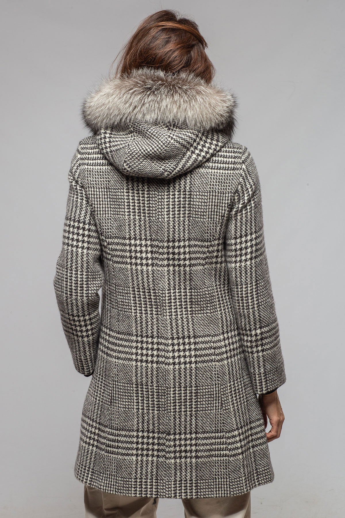 Axel's Florence Collection | Emma Knit Coat w/Fur Collar | Samples - Ladies - Outerwear - Cloth 