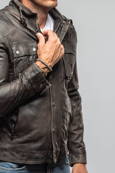 Axel's Florence Collection Filippo Washed Jacket Samples - Mens - Outerwear - Leather