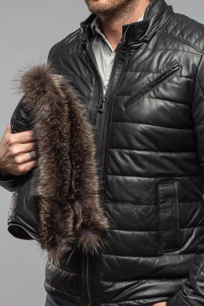 Axel's Florence Collection Griffin Nappa Leather Puffer Samples - Mens - Outerwear - Leather